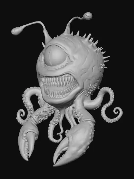 3D model for Cycloptic Kraken