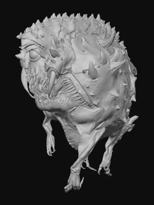 3D model for Demon Creature