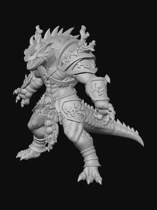 3D model for Crimson Coral Warlord