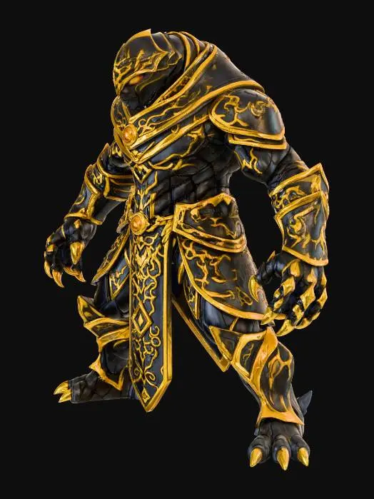 3D model for Gilded Dreadknight