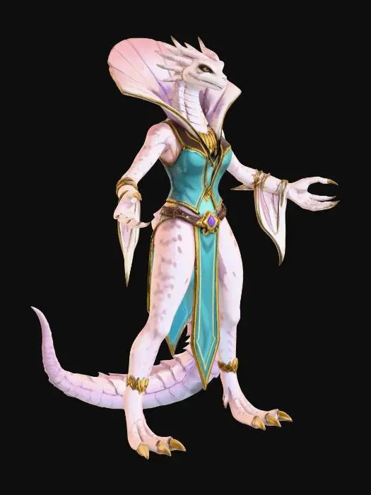 3D model for Azurescale Priestess