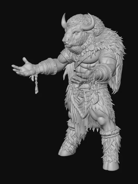 3D model for Bloodhorn Berserker