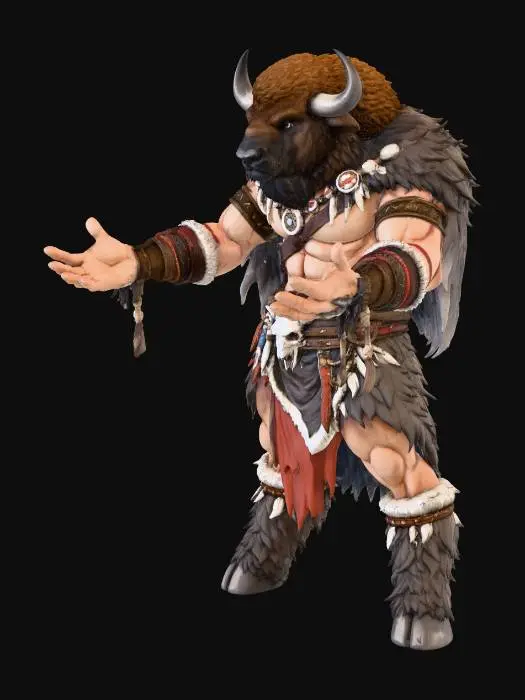 3D model for Bloodhorn Berserker