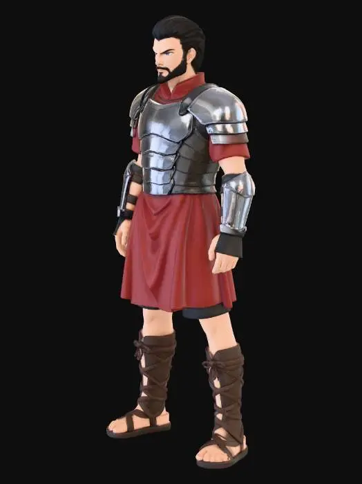 3D model for Crimson Gladiator