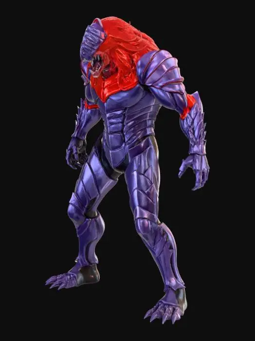 3D model for Crimson Juggernaut