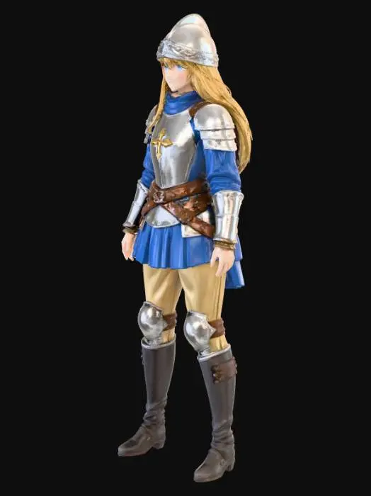 3D model for Crusader in Blue