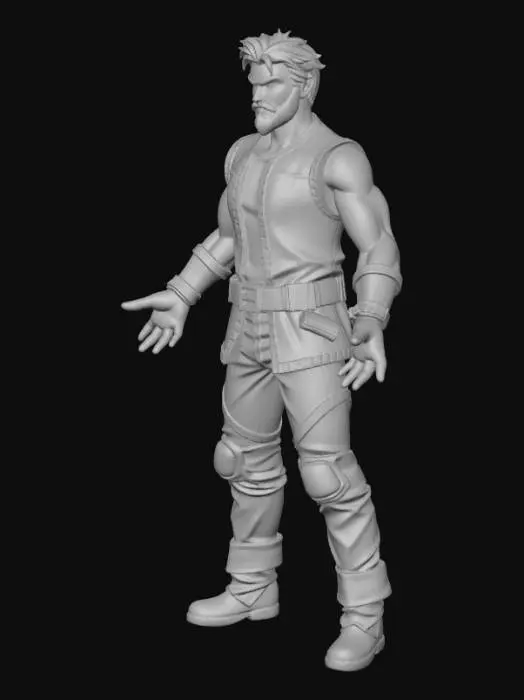 3D model for Bronzebound Peasant