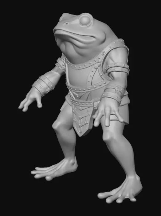 3D model for Ironclad Frog Knight