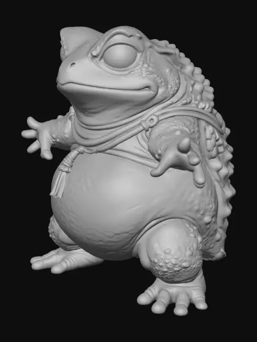 3D model for Emerald Scarf Frog