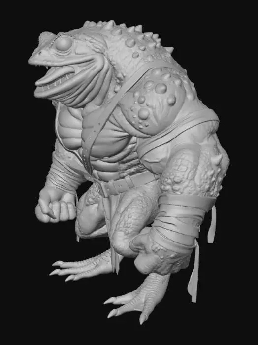 3D model for Leatherbound Toad-frog Colossus