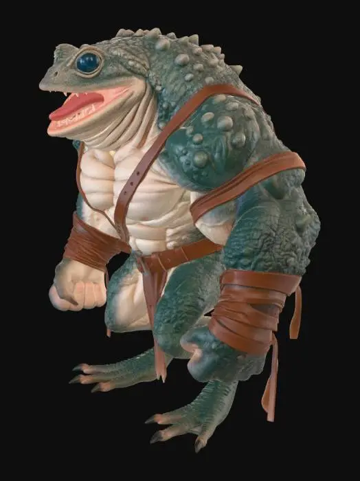 3D model for Leatherbound Toad-frog Colossus