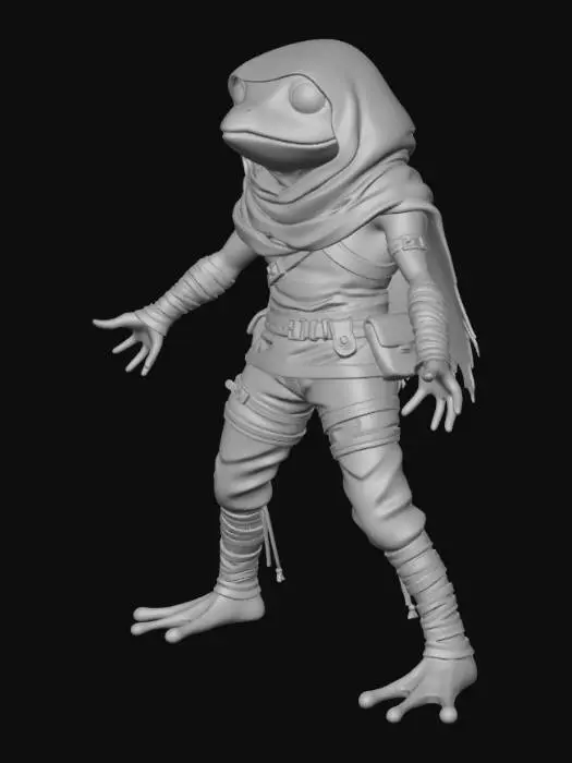 3D model for Mummy Frog