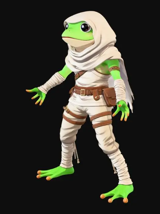 3D model for Mummy Frog
