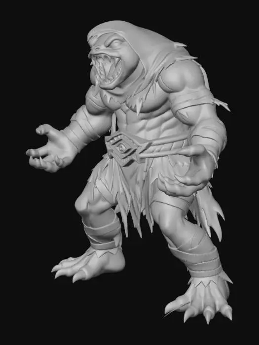 3D model for Eyebound Toad-frog Ogre