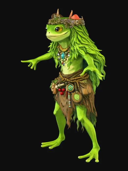 3D model for Grovekeeper Toad-frog of Trinkets