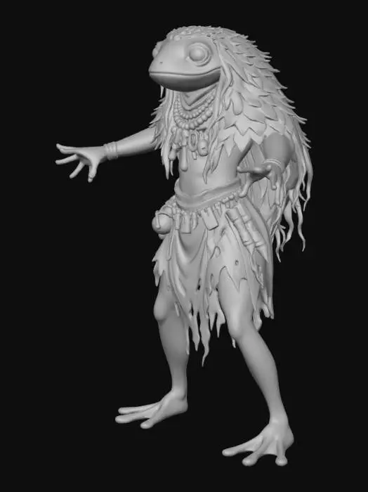 3D model for Verdant Frog-toad Shaman