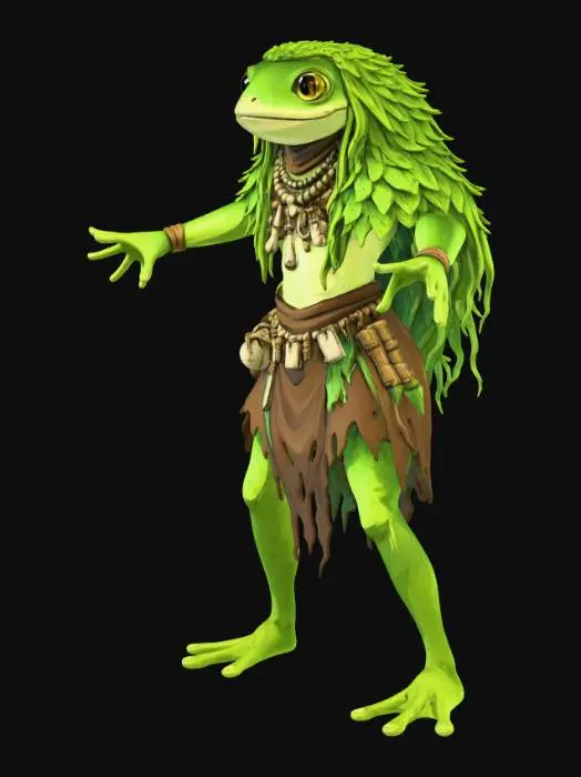 3D model for Verdant Frog-toad Shaman