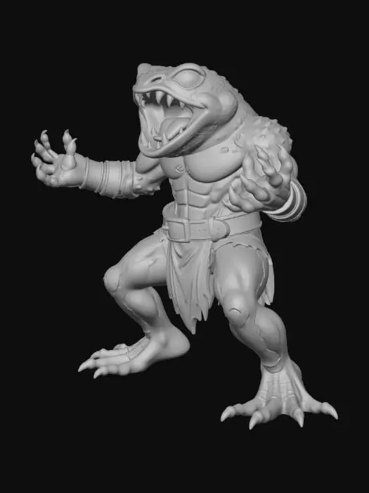 3D model for Toad-frogman Berserker