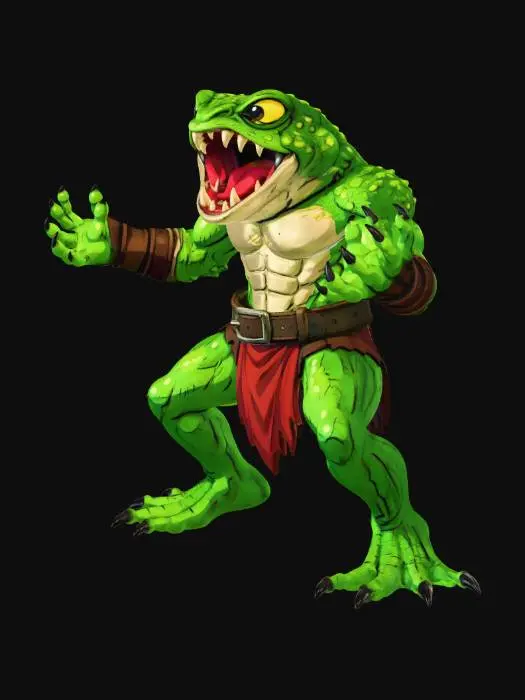 3D model for Toad-frogman Berserker
