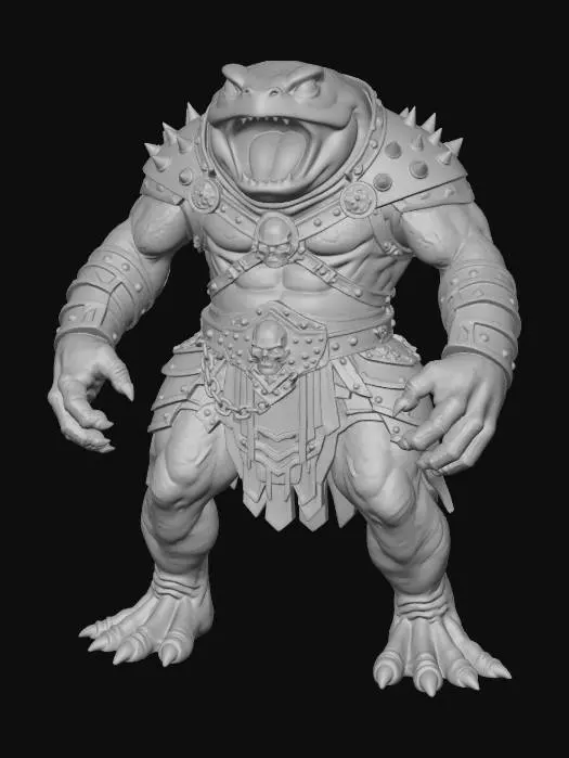 3D model for Toadlord of the Spikes