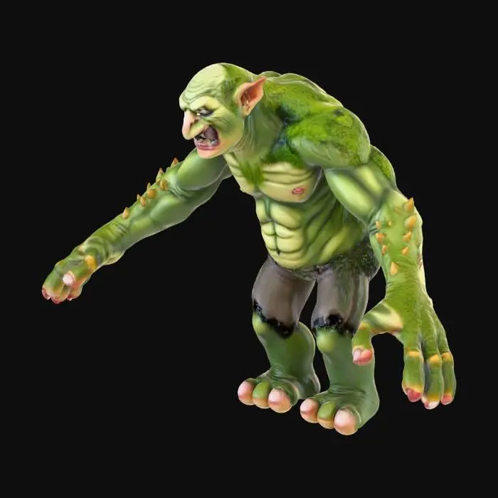 3D model for Forest Troll