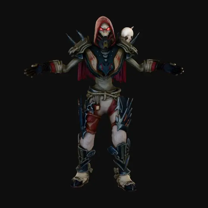 3D model for Warrior of Shadows