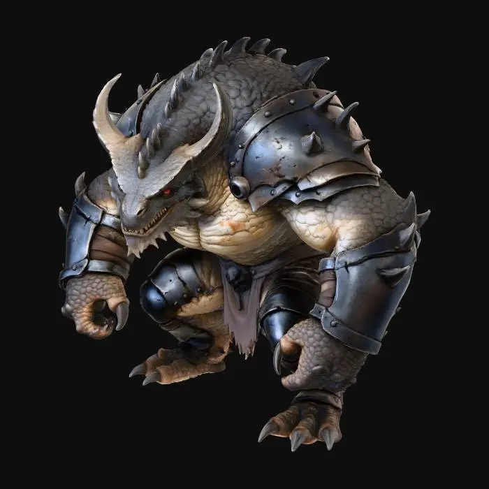 3D model for Monstrous Guardian