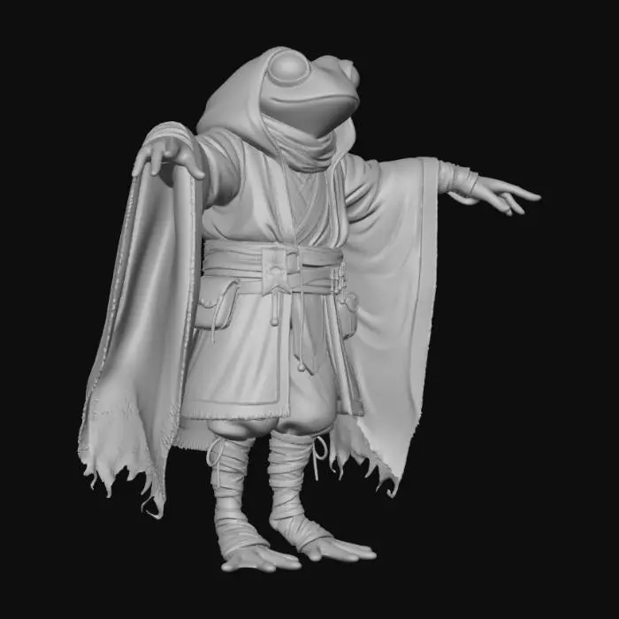 3D model for Toad-frog wise