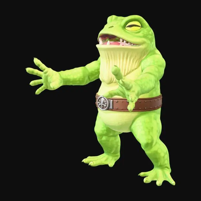 3D model for Captain Frog-toad Croak