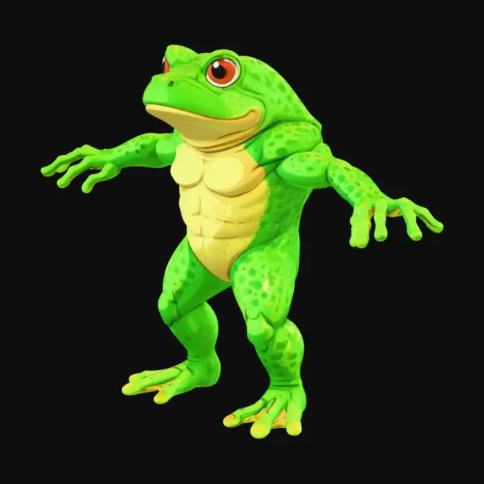 3D model for Frogman Toad Warrior
