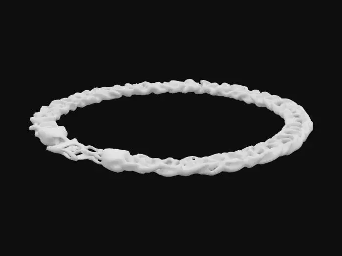 3D model for Golden Bracelet Chain