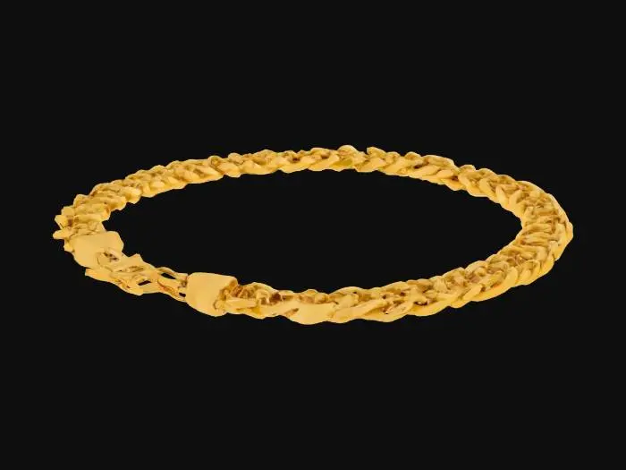 3D model for Golden Bracelet Chain