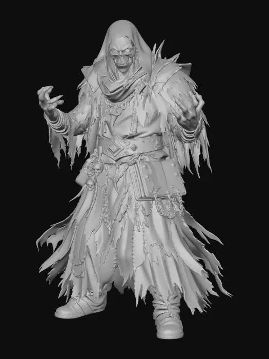 3D model for Forsaken Spellcaster