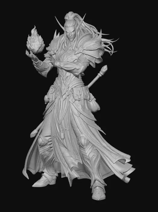 3D model for Emberbound Archmage