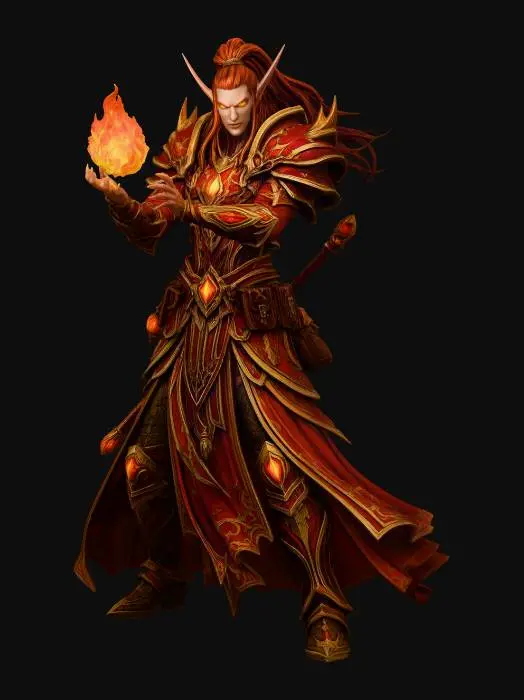 3D model for Emberbound Archmage