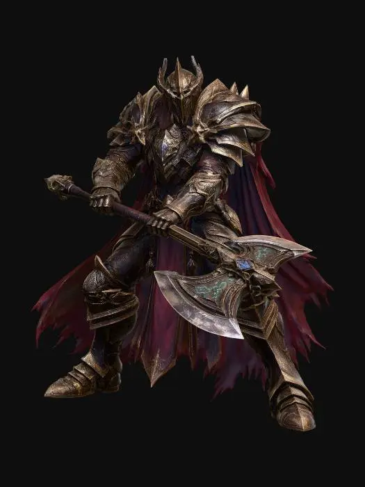 3D model for Iron Aegis Warlord