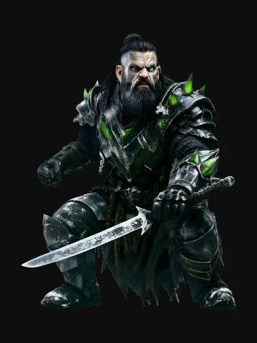 3D model for Black Frost Warrior