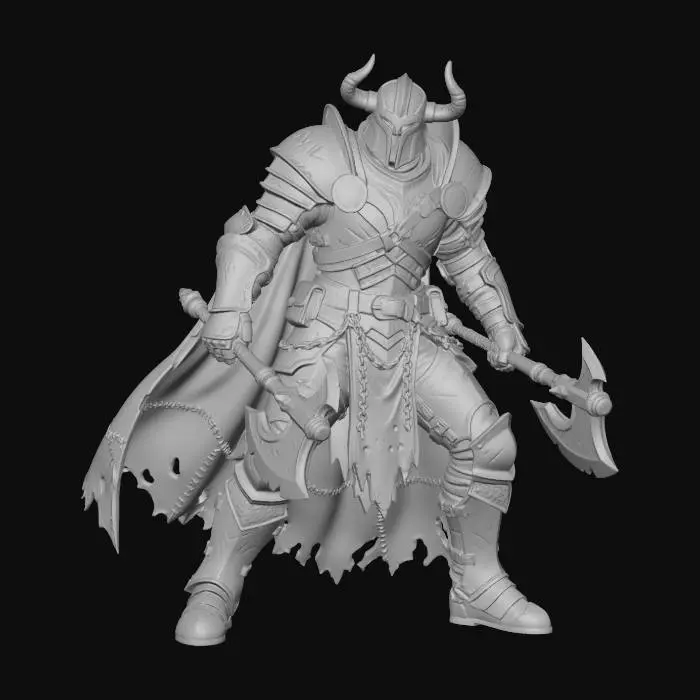3D model for Frostbound Runeblade Warlord