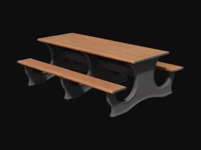3D model for Picnic Table Harmony