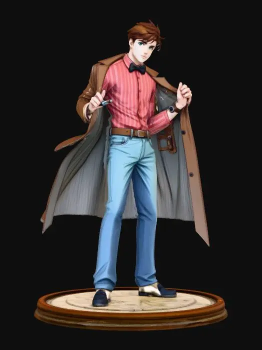 3D model for 1 enc Constructor Mirandose los bolsillos