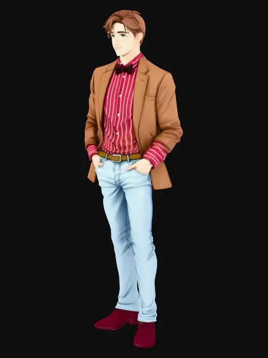 3D model for 1enc el constuctor sonrriendo