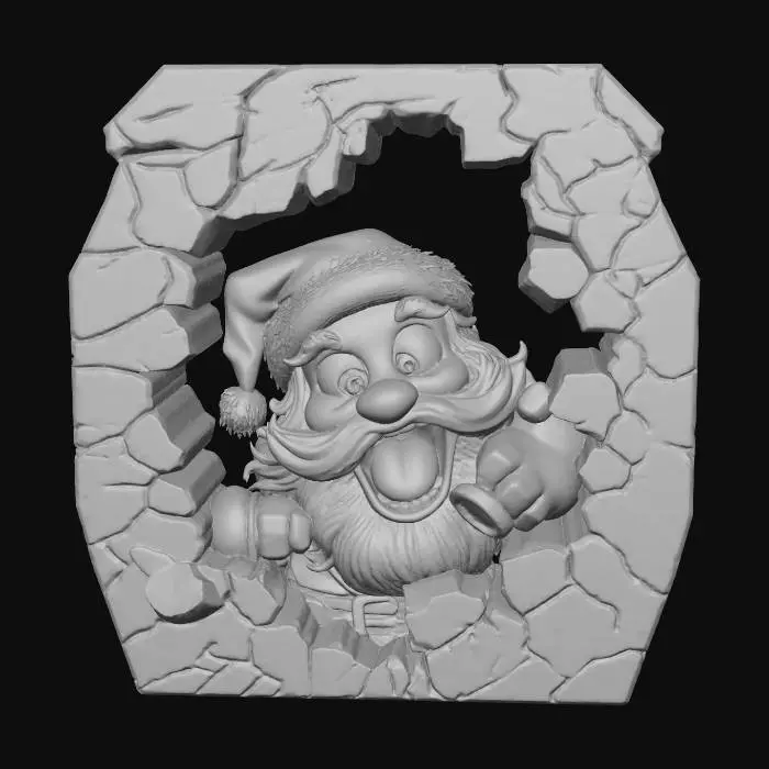 3D model for Surprised Santa Breakthrough