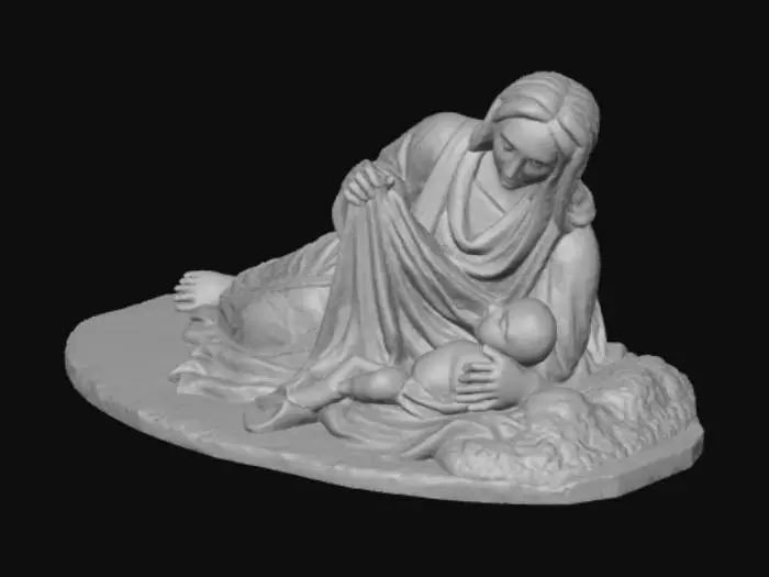 3D model for Madonna and Child