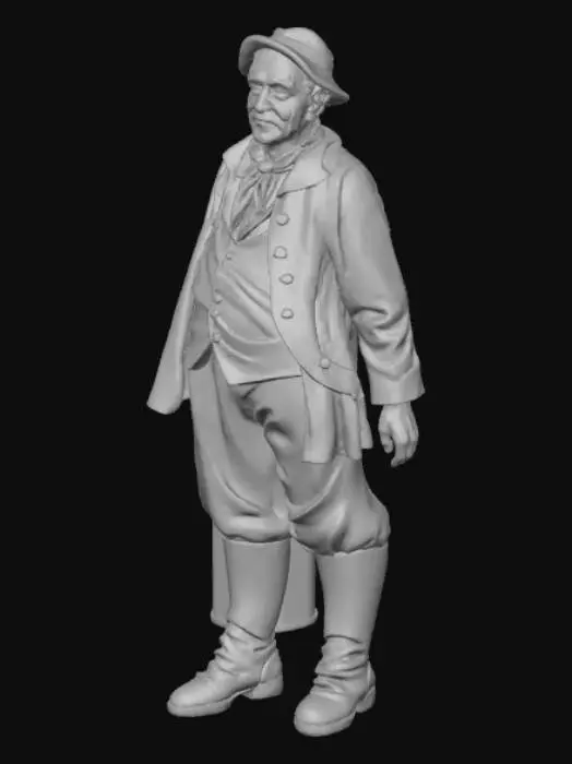 3D model for Milkman Statue
