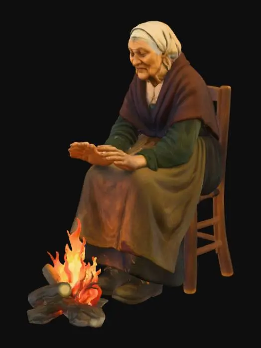 3D model for Warmth by the Fire