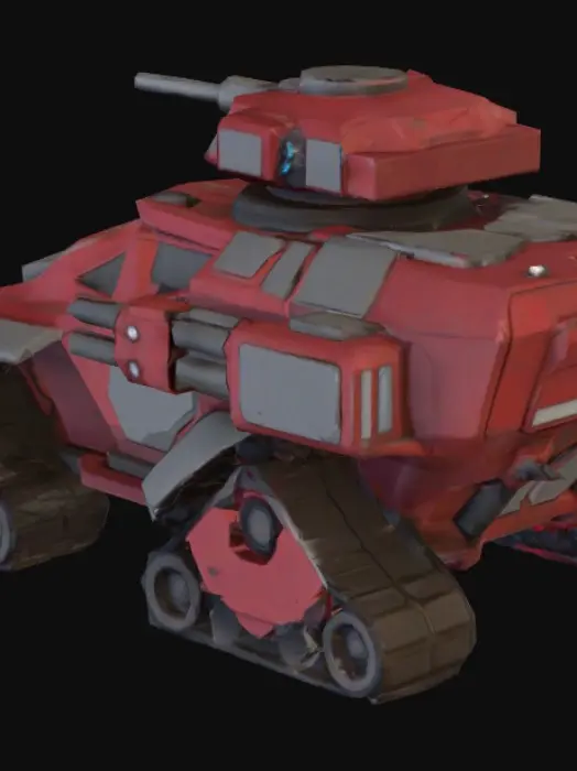 3D model for Crimson Battle Rover