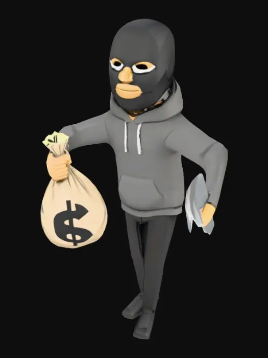 3D model for Robber Character