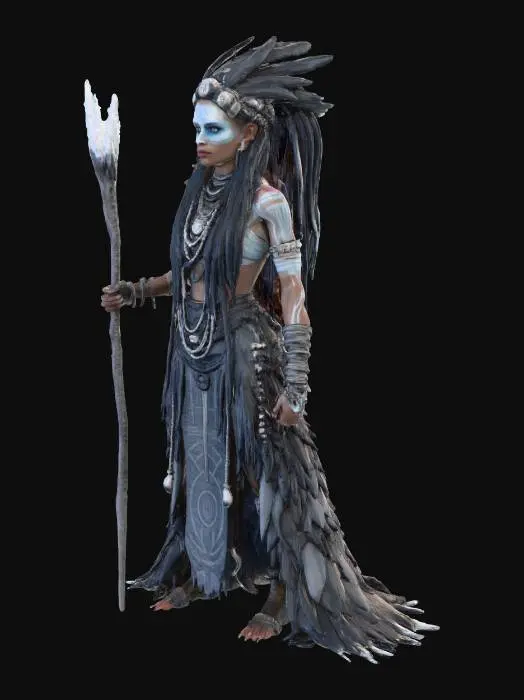 3D model for Mistress of the Elements