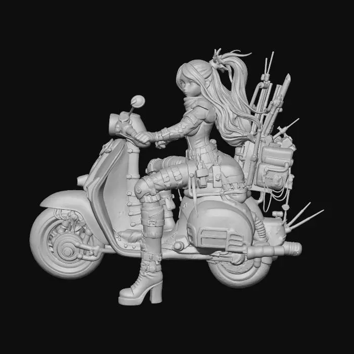 3D model for Dawn Valkyrie on the Mountain Road