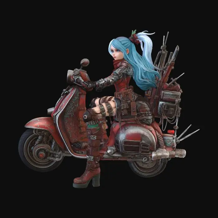 3D model for Dawn Valkyrie on the Mountain Road
